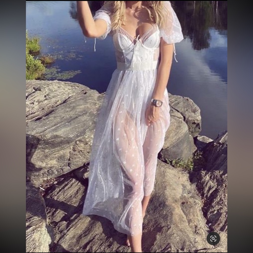 FOR LOVE & LEMONS Frescia Maxi Dress